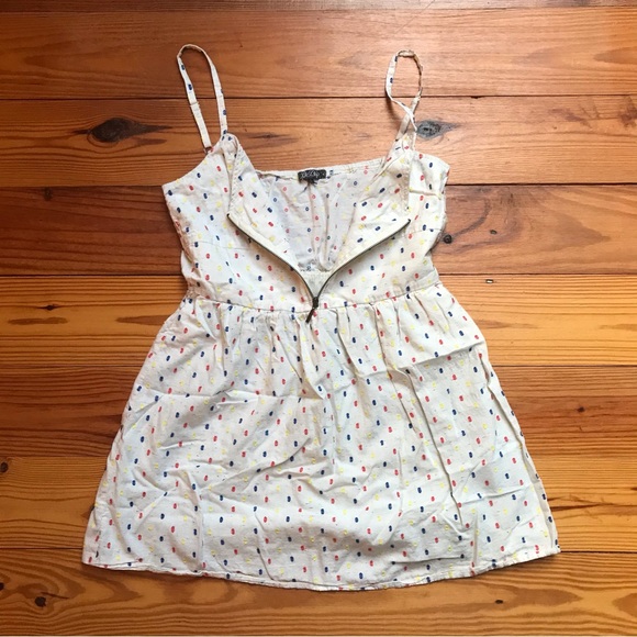 BeBop Cream Primary Color Mini Dress, GUC, XL - Picture 4 of 11